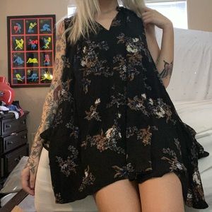 Free people floral babydoll dress